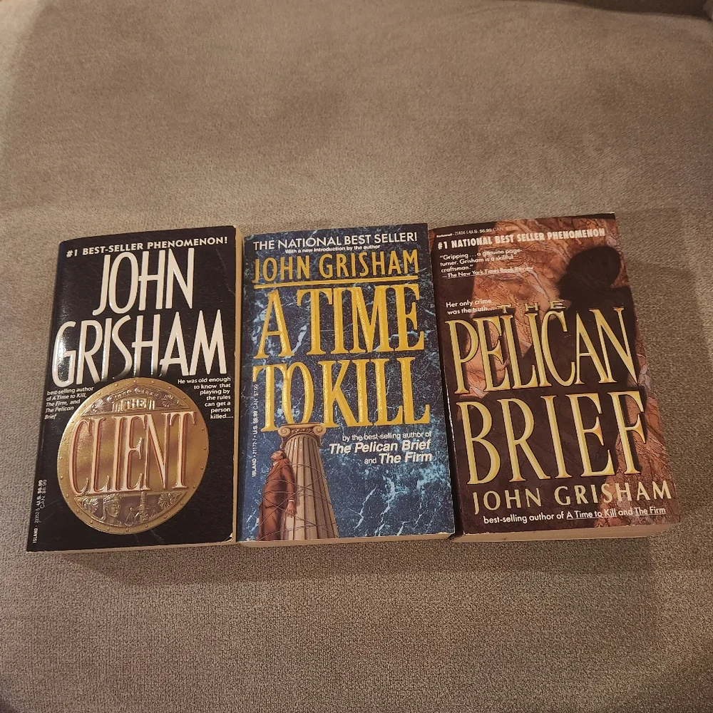 Bundle of 3 John Grisham Paperbacks Books